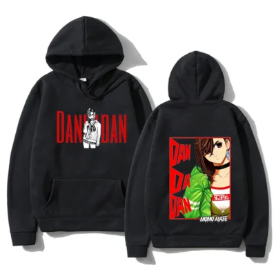 Dandadan Maneki Neko Oversized Hoodie WOMEN Cartoon Kawaii Cute Long sleeved Clothing Autumn Winter Japanese Anime - Dandadan Store