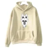 Dandadan Maneki Neko Oversized Hoodie WOMEN Cartoon Kawaii Cute Long sleeved Clothing Autumn Winter Japanese Anime 6 - Dandadan Store