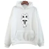 Dandadan Maneki Neko Oversized Hoodie WOMEN Cartoon Kawaii Cute Long sleeved Clothing Autumn Winter Japanese Anime.jpg 640x640 12 - Dandadan Store