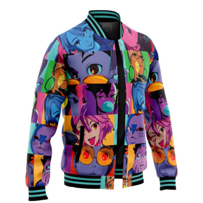 Dandadan Opening Varsity Jacket 3L F LEFT Mockup - Dandadan Store