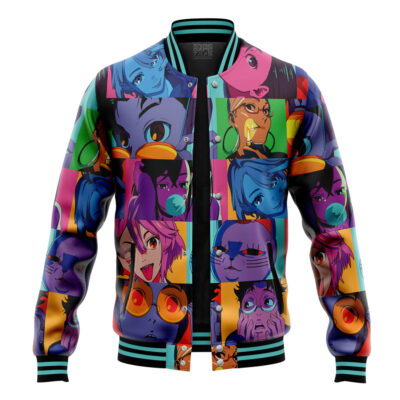 Dandadan Opening Varsity Jacket 3L FRONT Mockup - Dandadan Store
