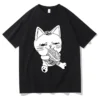 Dandadan Takakura Ken T shirts WOMEN Fashion Comfortable Tshirts 100 Cotton High Quality T Shirts Cats.jpg 640x640 1 - Dandadan Store