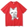 Dandadan Takakura Ken T shirts WOMEN Fashion Comfortable Tshirts 100 Cotton High Quality T Shirts Cats.jpg 640x640 6 - Dandadan Store