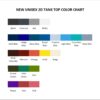 tank top color chart 1 - Dandadan Store