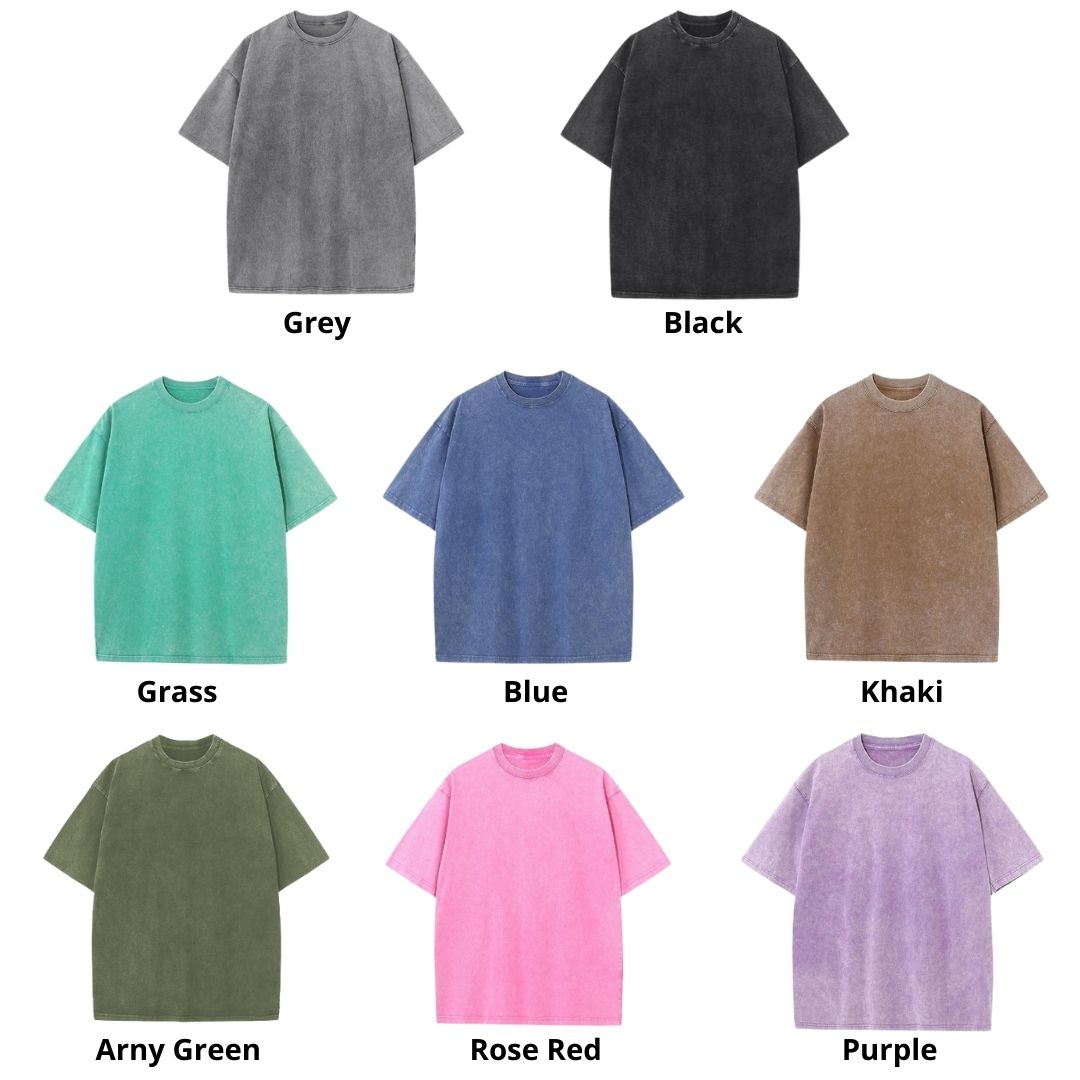 Mineral Wash T Shirt Color - Dandadan Store